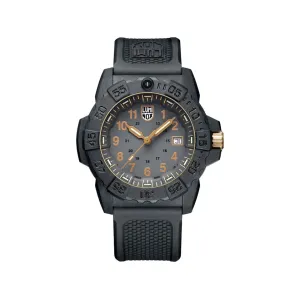 Luminox Navy Seal Watch Carbon Compound Case/Rubber Band Gold/Black
