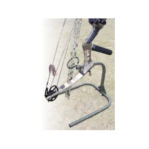 HME Archer's Practice Stand Bow Holder Steel Green