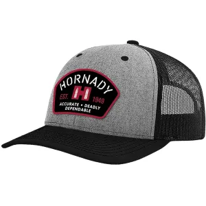 Hornady Mens ADD Patch Hat Black/Gray