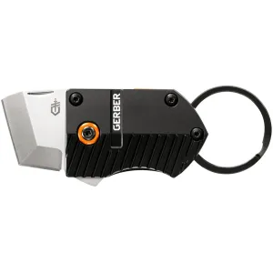 Gerber Key Note Pocket Knife 0.9" Tanto Point 5Cr13MoV Black Blade Aluminum Handle Black