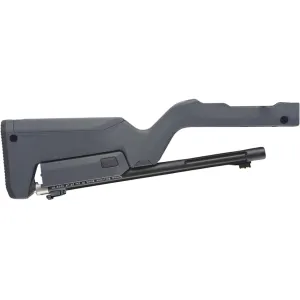 Tactical Solutions X-Ring Ruger 10/22 Takedown Prefit Barrel 22 Long Rifle 16.5" Gray/Black Bull Contour 1:16" Twist