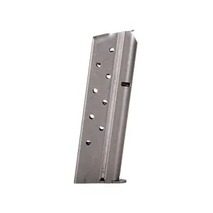 Metalform 1911 Government, Commander Magazine 38 Super 9-Round Stainless Steel Flat Follower Welded Base