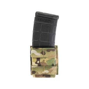 Esstac KYWI Short Single 5.56 AR-15 Rifle Magazine Pouch with MOLLE Nylon Multicam