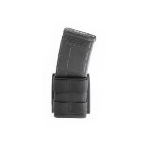 Esstac KYWI Short Single 5.56 AR-15 Rifle Magazine Pouch with MOLLE Nylon Black
