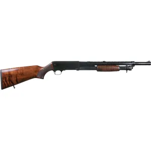 Panzer Arms PA37 Pump 12 Gauge Shotgun 18.5" Black Barrel Walnut Field Stock