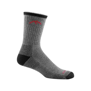 Darn Tough Men's Hiker Coolmax Micro Crew Midweight Socks Gray/Black Large
