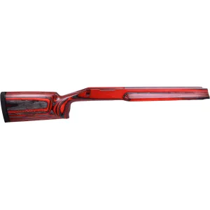 Protektor 3" BenchRest Rifle Stock Remington 700 Short Action No Magazine Cutout Red