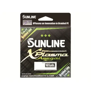 Sunline Xplasma Asegai Braided Fishing Line 12lb 165yd Light Green