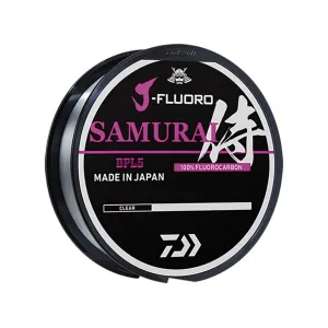 Daiwa J-Fluoro Samurai Fluorocarbon Fishing Line 4lb 220yd Clear