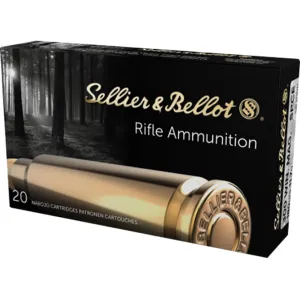 Sellier & Bellot 300 Winchester Magnum Ammo 180 Grain Jacketed Soft Point Box of 20