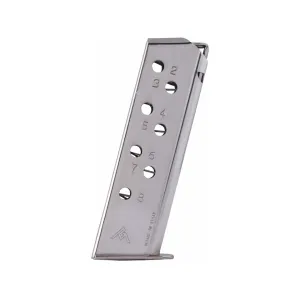 Mec-Gar Magazine Walther PP 32 ACP 8-Round with Standard Floor Plate Steel Nickel