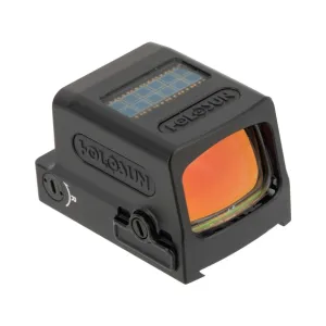 Holosun HE509-X2 Elite Reflex Red Dot Sight 1x Selectable Red ACSS VULCAN Reticle Solar/Battery Powered MOS Mounting Plate Matte Black