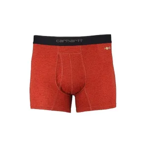 Carhartt Men's Force Grid 5" Boxer Briefs Fired Brick Large