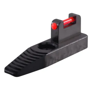 Tactical Solutions Fiber Optic Front Sight for Ruger Mark II, Mark III, 22/45 .440" Height Aluminum Red