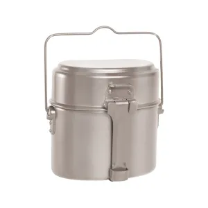 Military Surplus German 3 Piece Aluminum Mess Kit