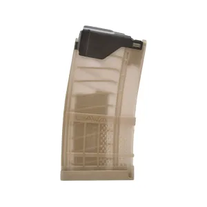 Lancer Systems L5 AWM 10/20 Advanced Warfighter AR-15 Magazine 223 Remington, 5.56x45mm, 300 AAC Blackout 10-Round Polymer Translucent Dark Earth