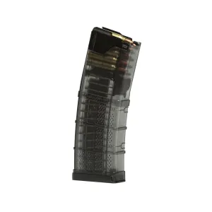 Lancer Systems L5 AWM 10/30 Advanced Warfighter Magazine AR-15 223 Remington, 5.56x45mm, 300 AAC Blackout 10-Round Polymer Translucent Smoke