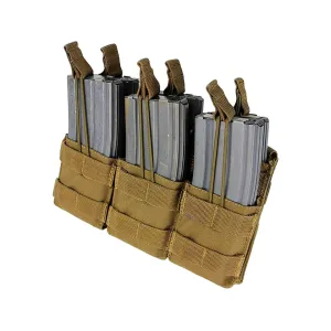 Condor MOLLE Triple Stacker AR-15 Magazine Pouch Coyote Brown