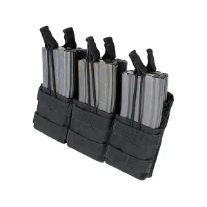 Condor MOLLE Triple Stacker AR-15 Magazine Pouch Black
