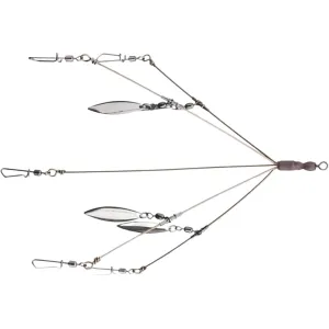Diamond Baits 4.5" Frenzy Umbrella Rig Nickel
