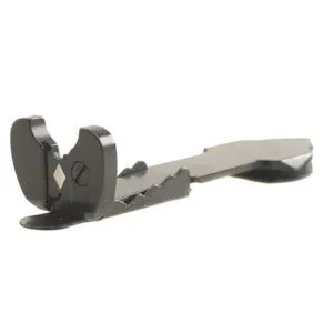 Marble's Sporting Rear Sight with Double Step Elevator Carbine Style Short Blade Semi Buckhorn 0.350"-0.630" Height