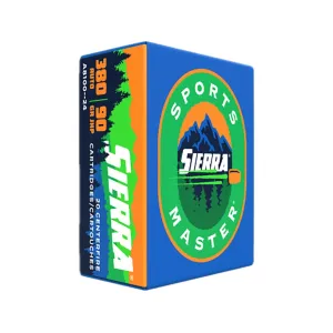 Sierra Sports Master 380 ACP Ammo 90 Grain Sierra Sports Master Jacketed Hollow Point Box of 20