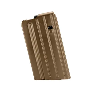 DuraMag SS Magazine LR-308, SR-25, DPMS 308 Winchester, 6.5 Creedmoor 20-Round Stainless Steel Flat Dark Earth