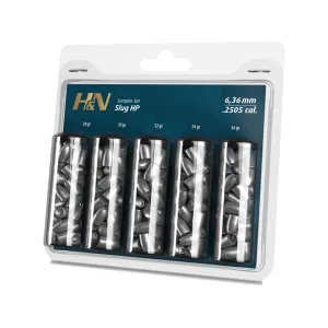 H&N Slug HP Sampler Air Gun Pellets 249 Caliber 5 Types