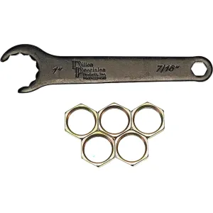 Dillon Precision Rifle Die Lock Rings 5PK with Wrench