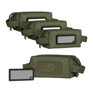 Savior Equipment Loose Sac Mini Ammo Pouch 4PK Nylon Olive Drab