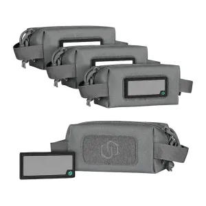 Savior Equipment Loose Sac Mini Ammo Pouch 4PK Nylon Gray