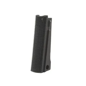 Kimber 1911 Government, Commander Flat Mainspring Housing Checkered 20 LPI Polymer Black