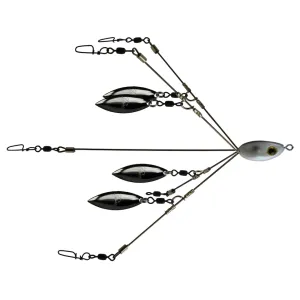Picasso Bait Ball Junior Umbrella Rig 7.25" Shad Nickel