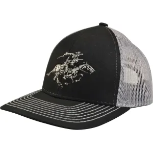 Winchester Mens Mesh Back Hat Black/Light Gray