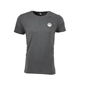 Ruger Men's Logo Short Sleeve Crew Neck T Shirt Gray 2XL