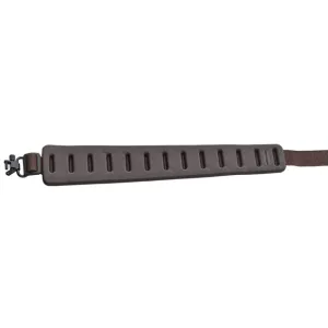 Quake Claw Rifle Sling with Sling Swivel Nylon and Rubber Brown