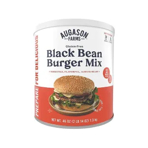 Augason Farms Gluten Free Black Bean Burger 2 lbs