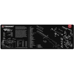 Tekmat Long Gun Ruger Mini 14 Gun Cleaning Mat Black