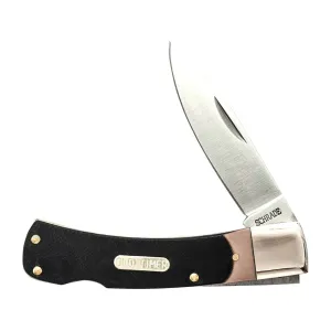 Old Timer Bruin Pocket Knife 2.8" Drop Point 7Cr17MoV Satin Blade Delrin Handle Brown