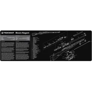 Tekmat Long Gun Mosin Nagant Gun Cleaning Mat Black