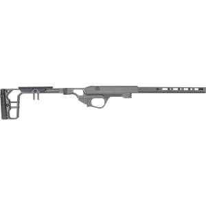 Grey Birch Folding Stock Chassis for Tikka T1x 10" Handguard Black