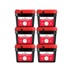 ReadyWise Food 720 Serving Powdered Whey Milk Kit