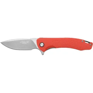 Camillus Scivik Pocket Knife 3.25" Drop Point 420 Satin Blade Glass Reinforced Nylon (GRN) Handle Orange