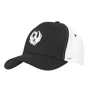 Ruger Mens Meshback Trucker Hat Black