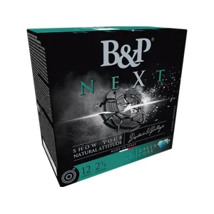 B&P Next 12 Gauge Ammo 2-3/4" #8 Lead Shot 1-1/8 oz Box of 25