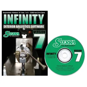 Sierra "Infinity Exterior Ballistic Software Version 7" CD-ROM