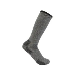 Carhartt Men's Heavyweight Blend Boot Socks Charcoal XL