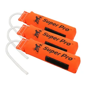 DT Systems Super Pro Series Dog Training Dummy Nylon Blaze Orange Small 3PK