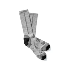Danner Men's Lightweight Crew Hiking Socks Merino Wool/Nylon Gray Medium (5.5-8.5)