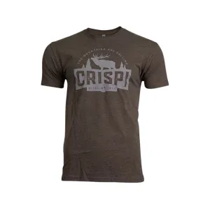 Crispi Boots Men's The Elk Short Sleeve Crew Neck T Shirt Espresso XL